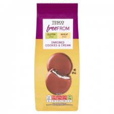 Tesco Free From Vanilla Cookies and Cream Biscuits 192g