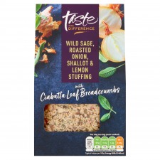 Sainsburys Taste the Difference Wild Sage Roasted Onion Shallot and Lemon Stuffing 110g