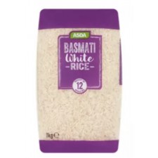 Asda White Basmati Rice 1kg