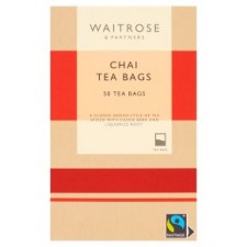 Waitrose Chai Tea 50 Tea Bags