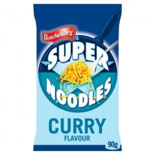 Retail Pack Batchelors Super Noodles Mild Curry Flavour 8x100g