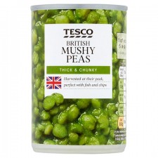 Tesco Mushy Peas 300g