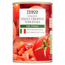 Tesco Finely Chopped Tomatoes 400g