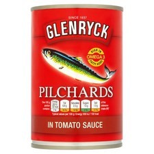 Glenryck Pilchards In Tomato Sauce 400g