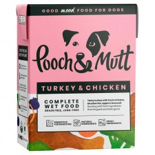 Pooch and Mutt Turkey and Chicken Complete Wet Food 375g