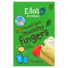 Ellas Kitchen Organic Mixed Herb Munchy Fingers 4 x 2 Pack