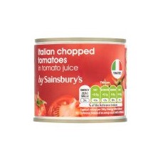 Sainsburys Chopped Tomatoes 227g