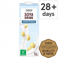 Tesco LongLife Soya Drink Sweetened1 Litre