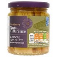 Sainsburys Taste the Difference Albacore Tuna In Extra Virgin Olive Oil 220g
