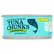 Sainsburys Tuna Chunks In Olive Oil 160g
