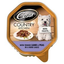 Cesar Classic Terrine Dog Food Tray Chicken and Turkey in Loaf 150g