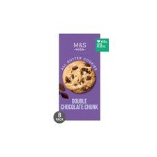 Marks and Spencer 8 All Butter Belgian Chocolate Chunk Cookies 200g