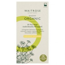 Waitrose Duchy Organic Camomile Infusion 25 Tea Bags