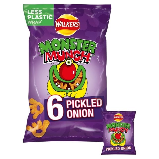 Walkers Monster Munch Pickled Onion 6 Pack