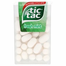 Tic Tacs Variety Flavours Sweets 5 x 18g Lime,Orange, Mint,Fruit,Cherry  Cola etc